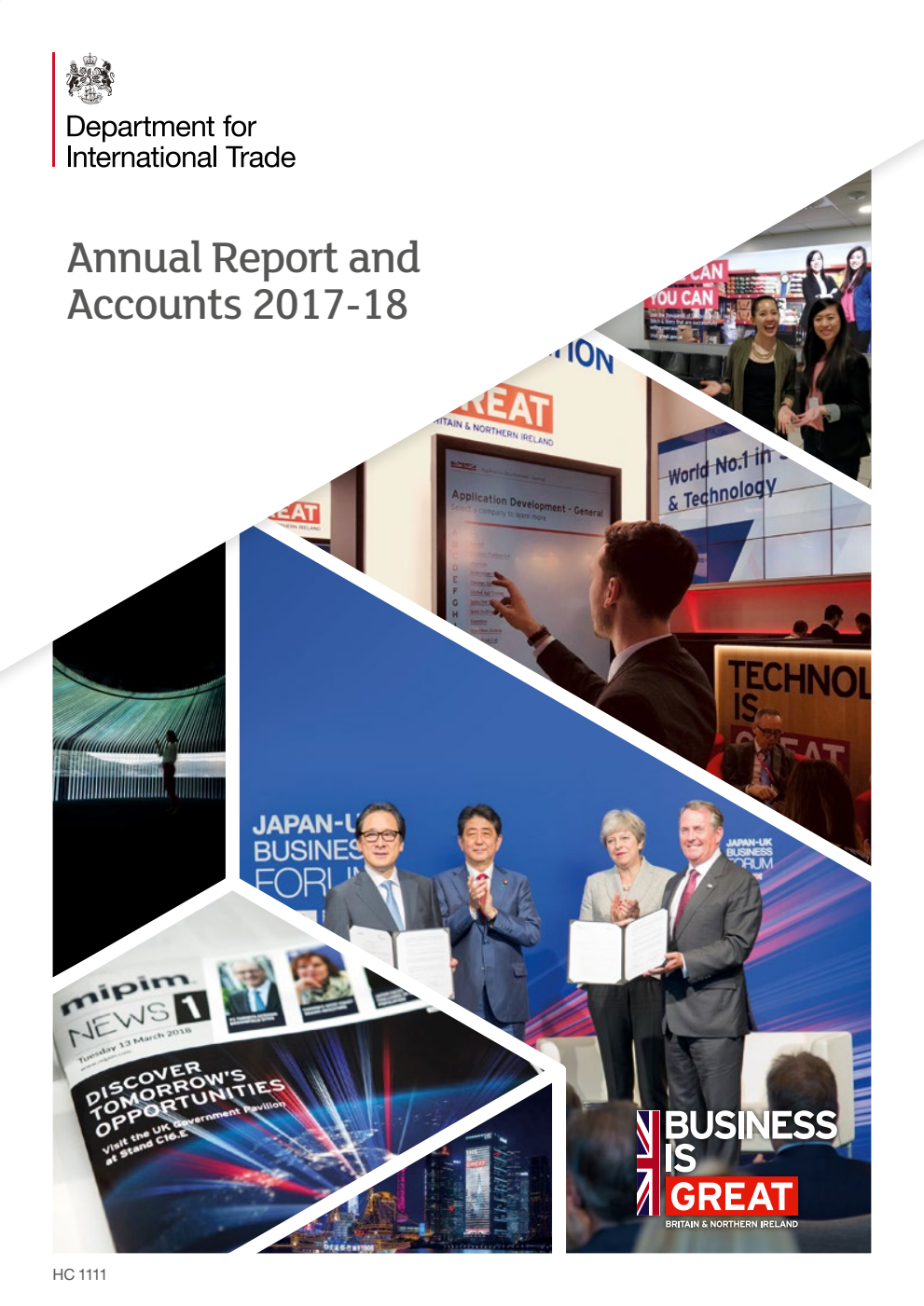 Department for International Trade Annual Report and Accounts 2017‑18 (for the year ended 31 March 2018)