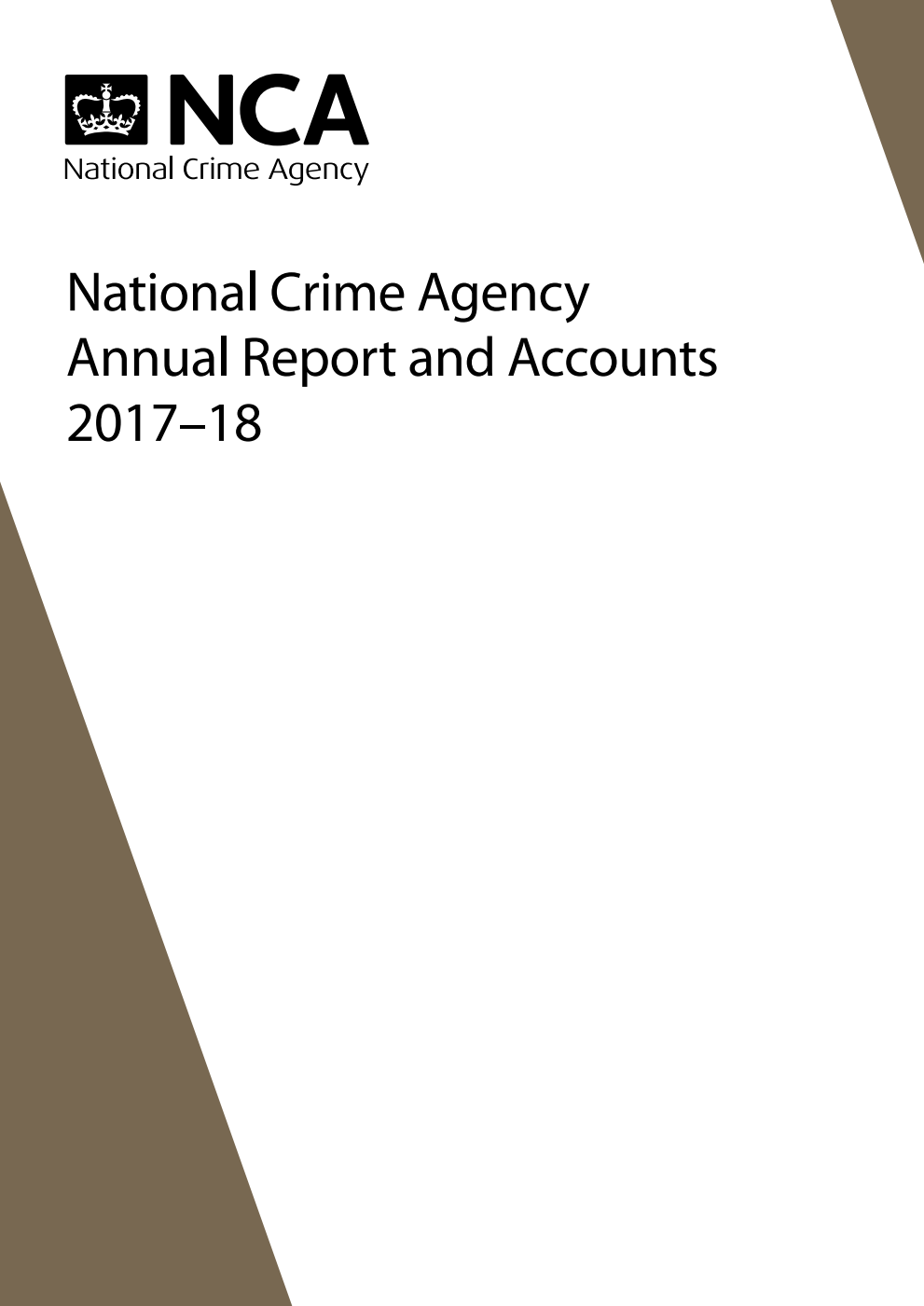 National Crime Agency Annual Report and Accounts 2017–18