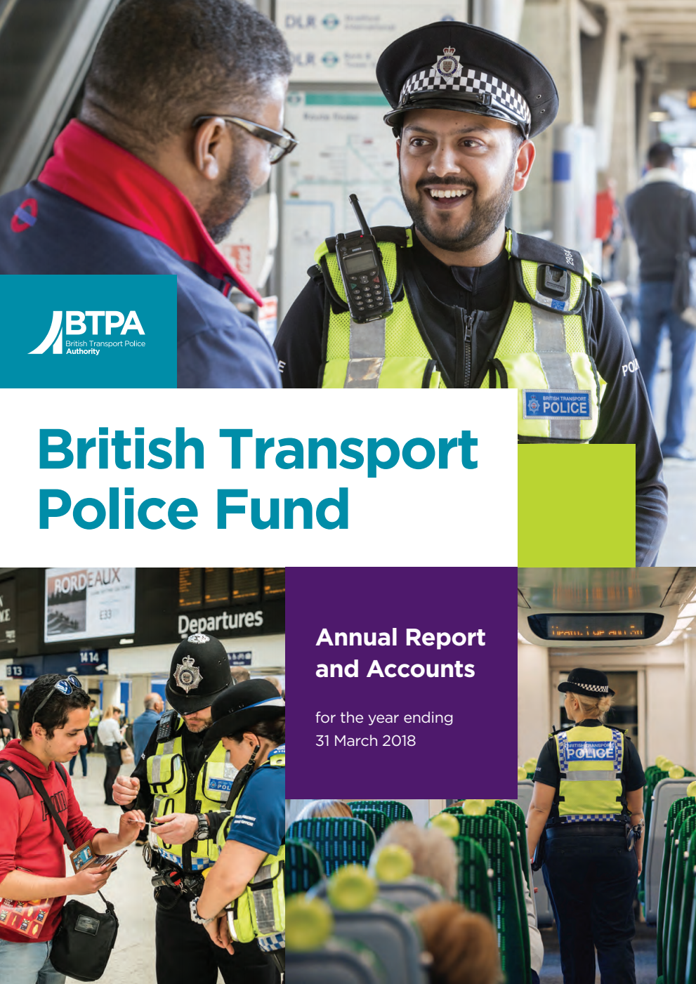 British Transport Police Fund Annual Report and Accounts for the year ending 31 March 2018