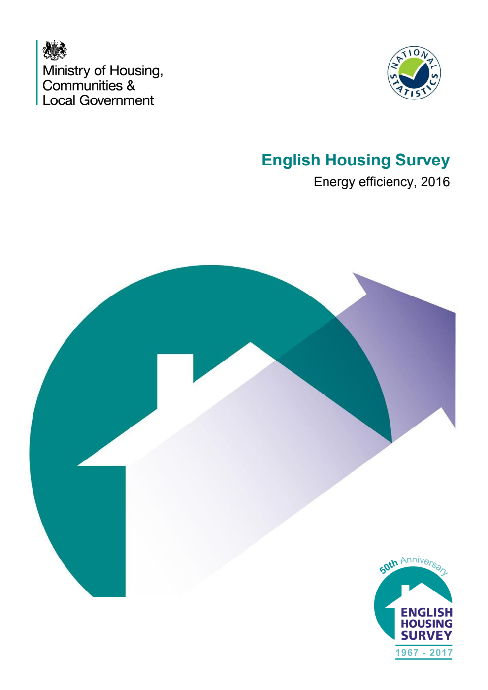 English Housing Survey. Energy efficiency, 2016