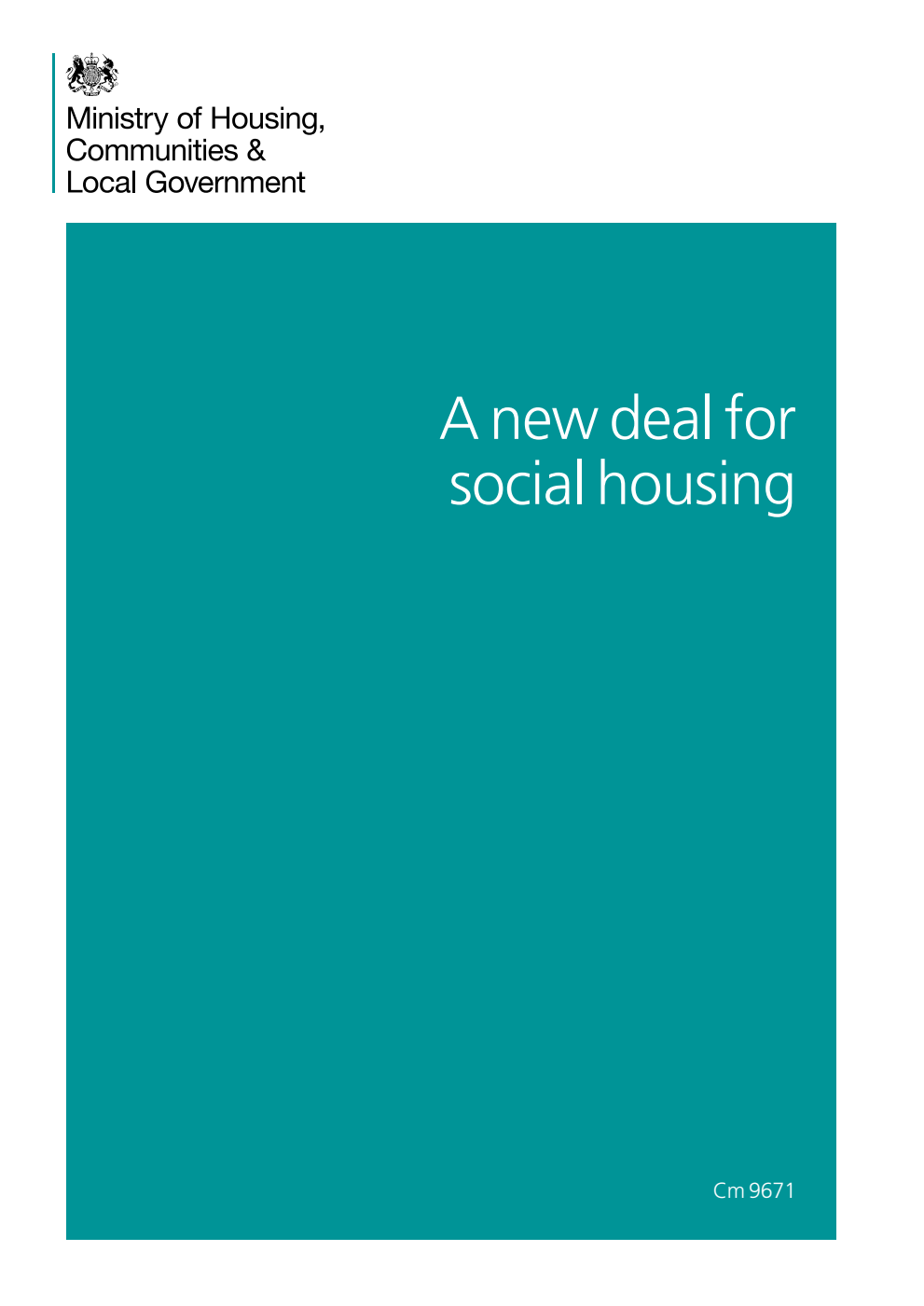 A new deal for social housing