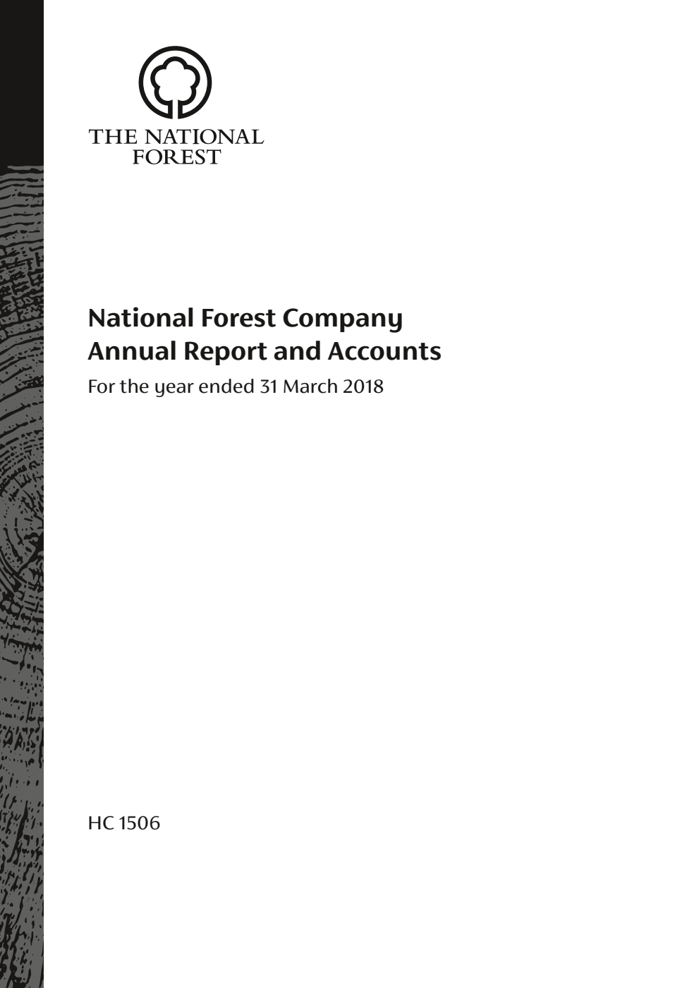 National Forest Company Annual Report and Accounts for the year ended 31 March 2018