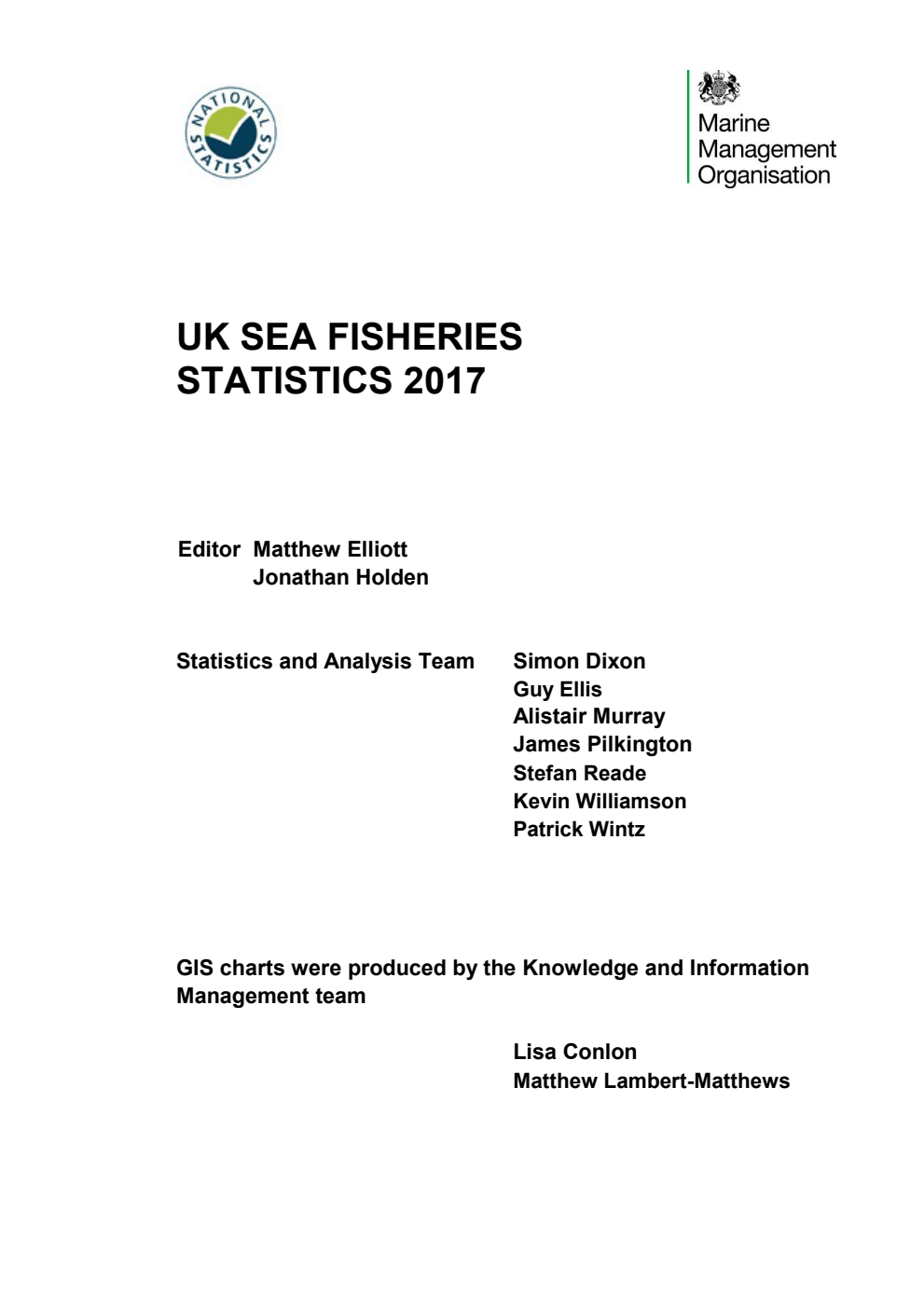 UK Sea Fisheries Statistics 2017