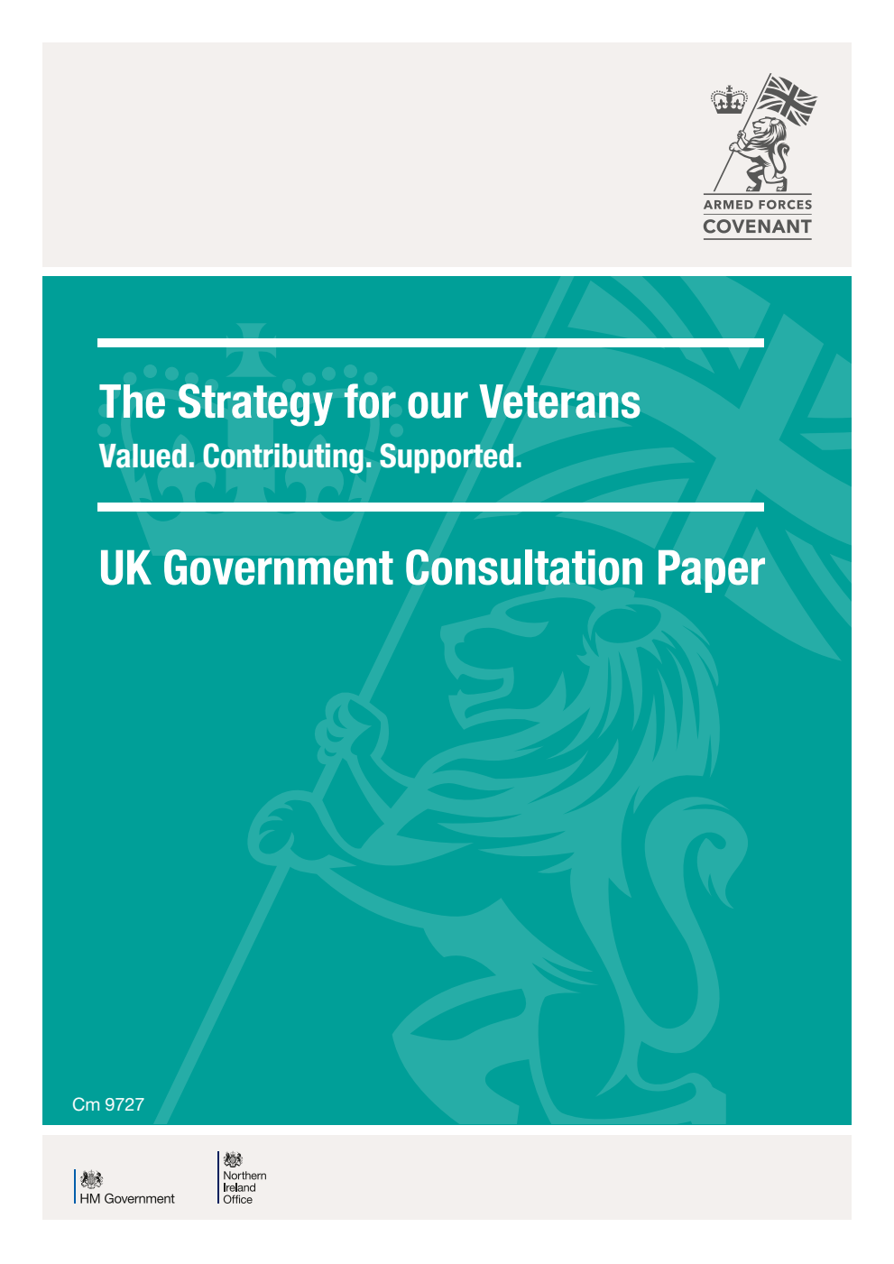 The Strategy for Our Veterans UK Government Consultation Paper