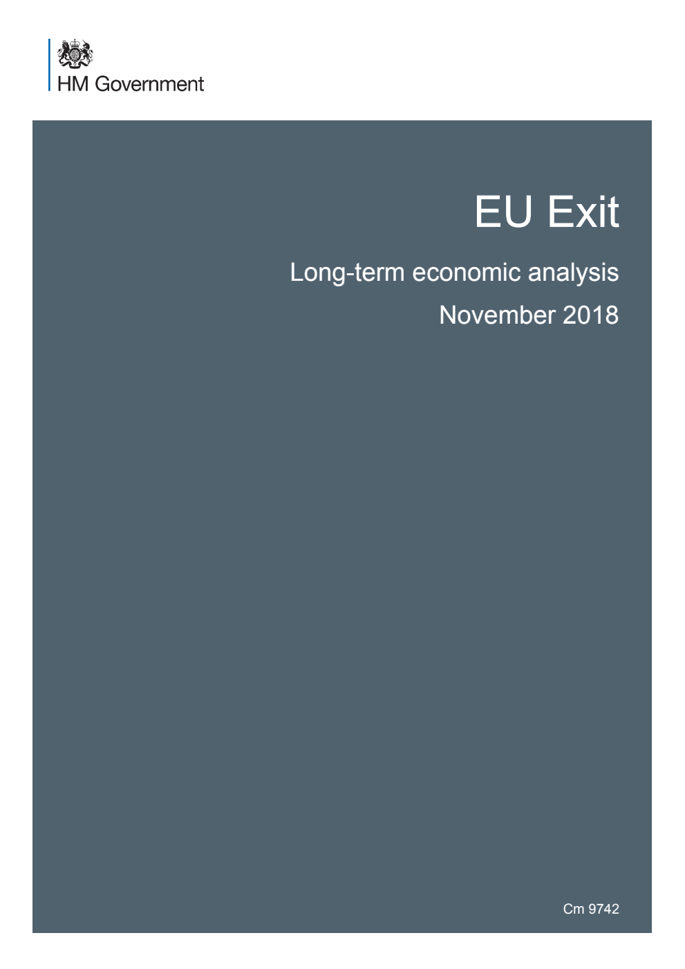 EU Exit. Long-term economic analysis