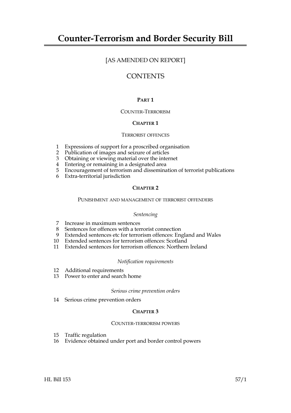 Counter-Terrorism and Border Security Bill [as amended on Report]