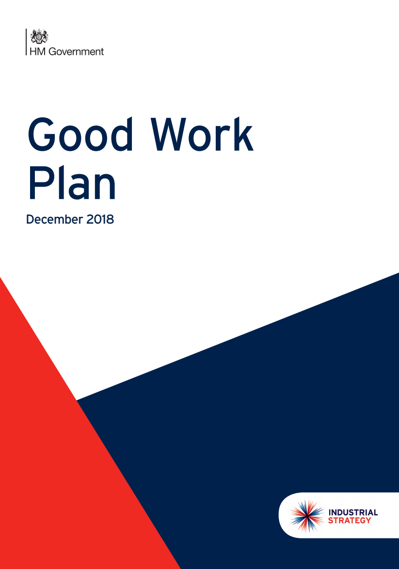 Good Work Plan, December 2018