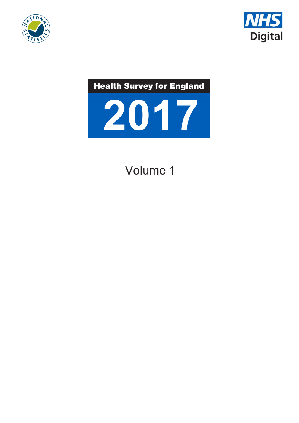 Health Survey for England 2017. Volume 1