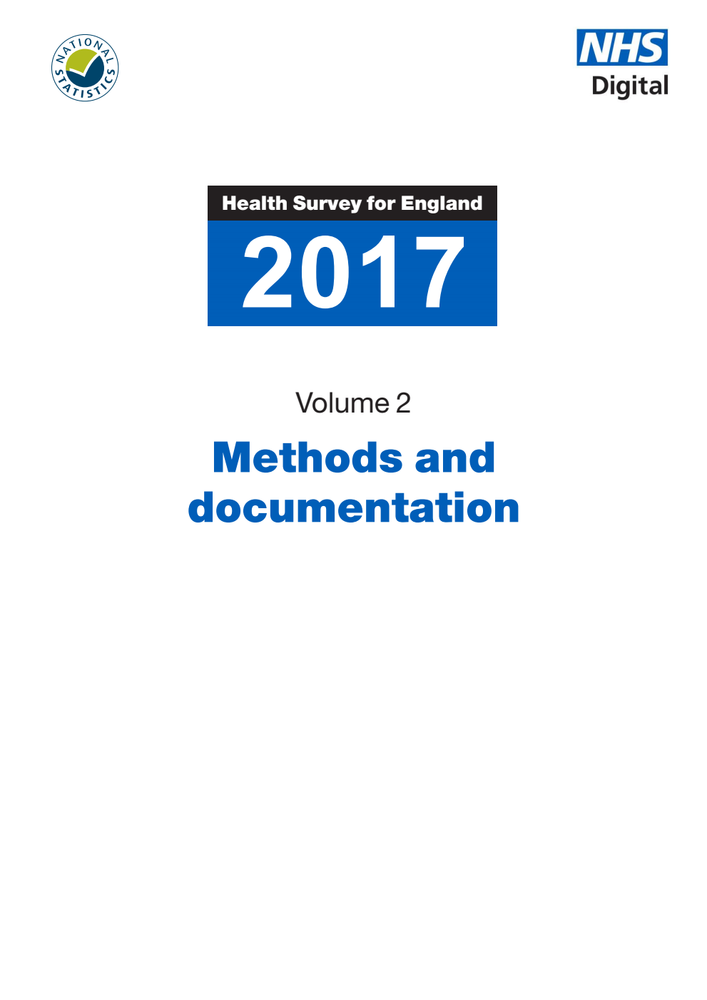 Health Survey for England 2017. Methods and documentation Volume 2