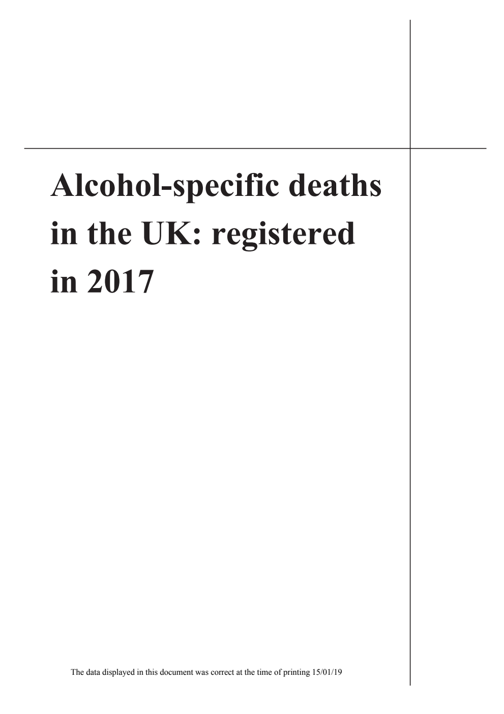 Alcohol-specific deaths in the United Kingdom: registered in 2017
