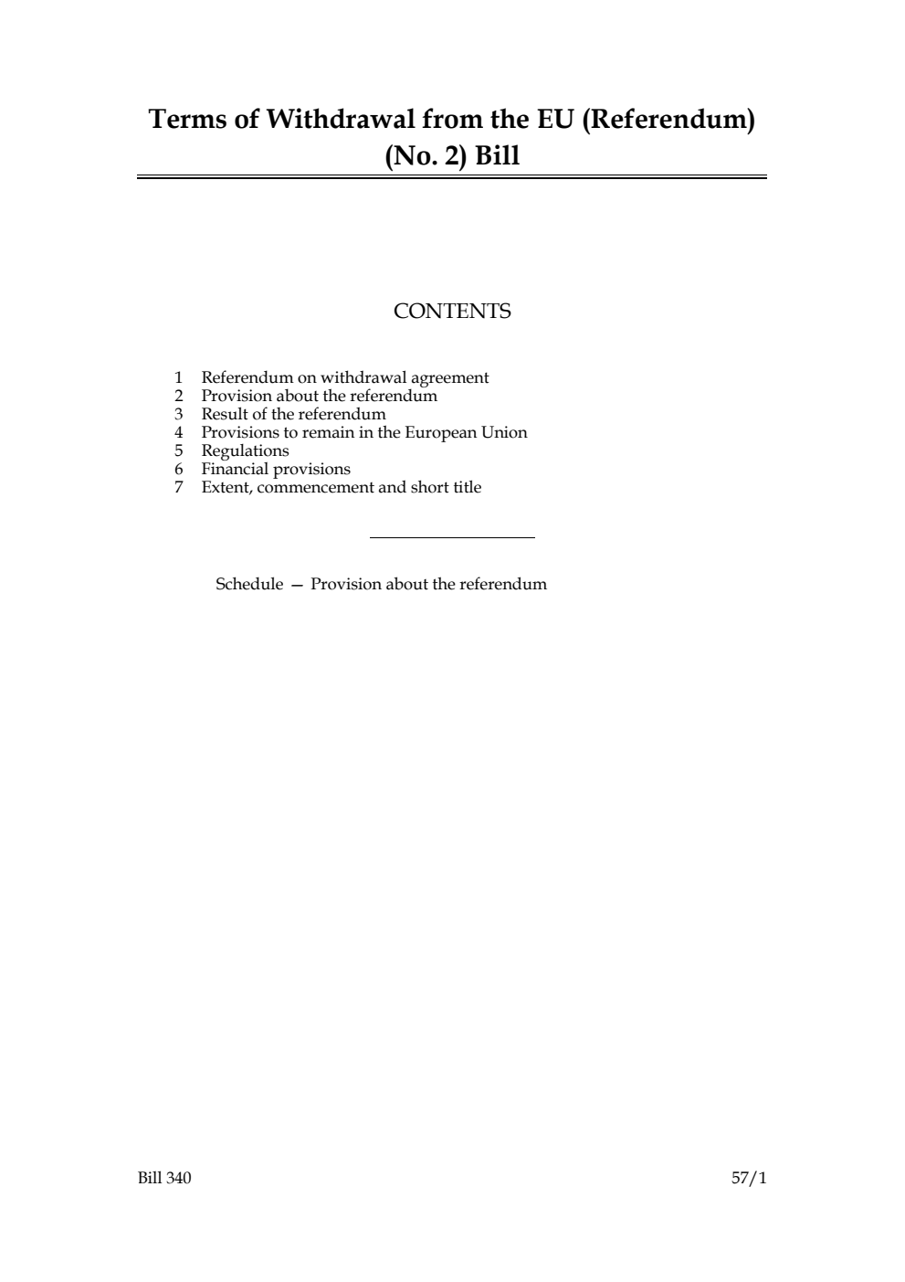 Terms of Withdrawal from the EU (Referendum) (No. 2) Bill