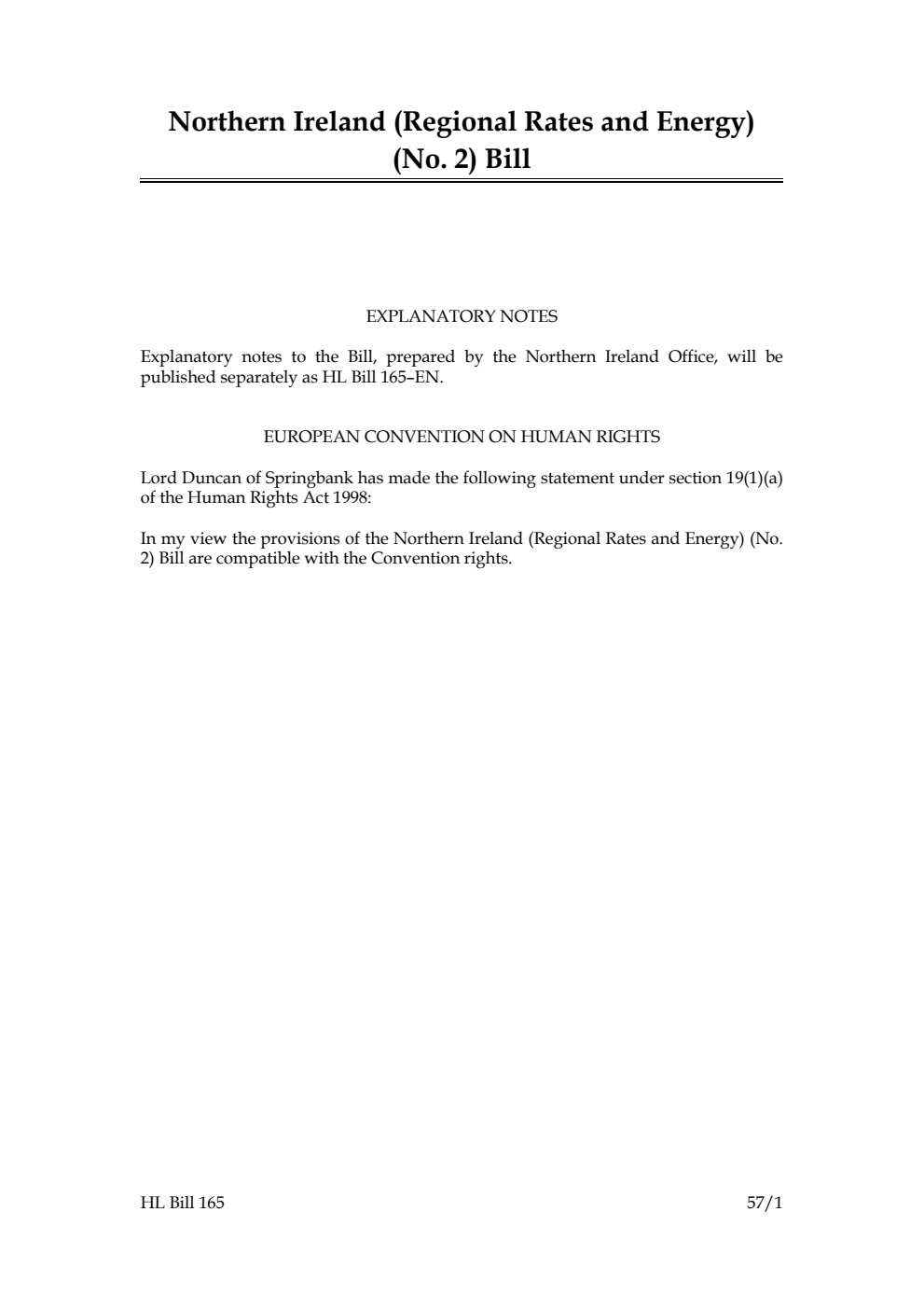 Northern Ireland (Regional Rates and Energy) (No. 2) Bill