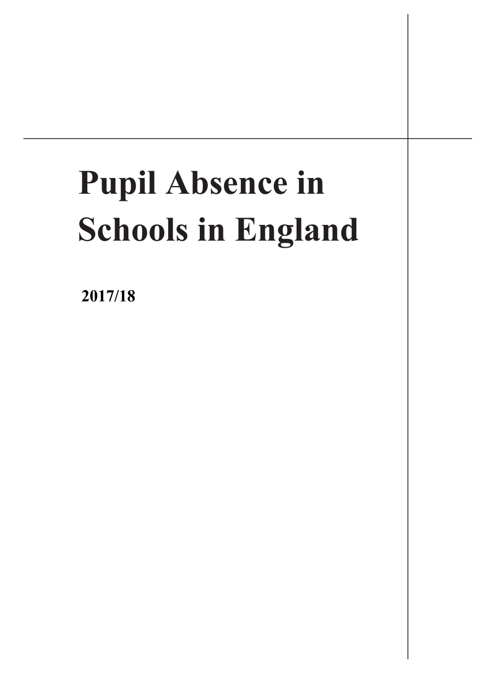 Pupil Absence in Schools in England 2017/18