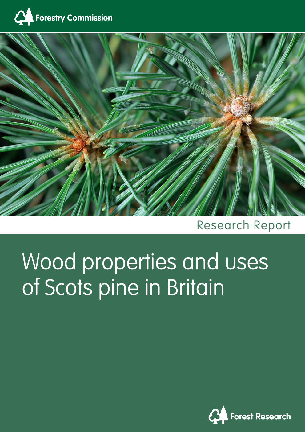 Forestry Commission Research Report. Wood properties and uses of Scots pine in Britain