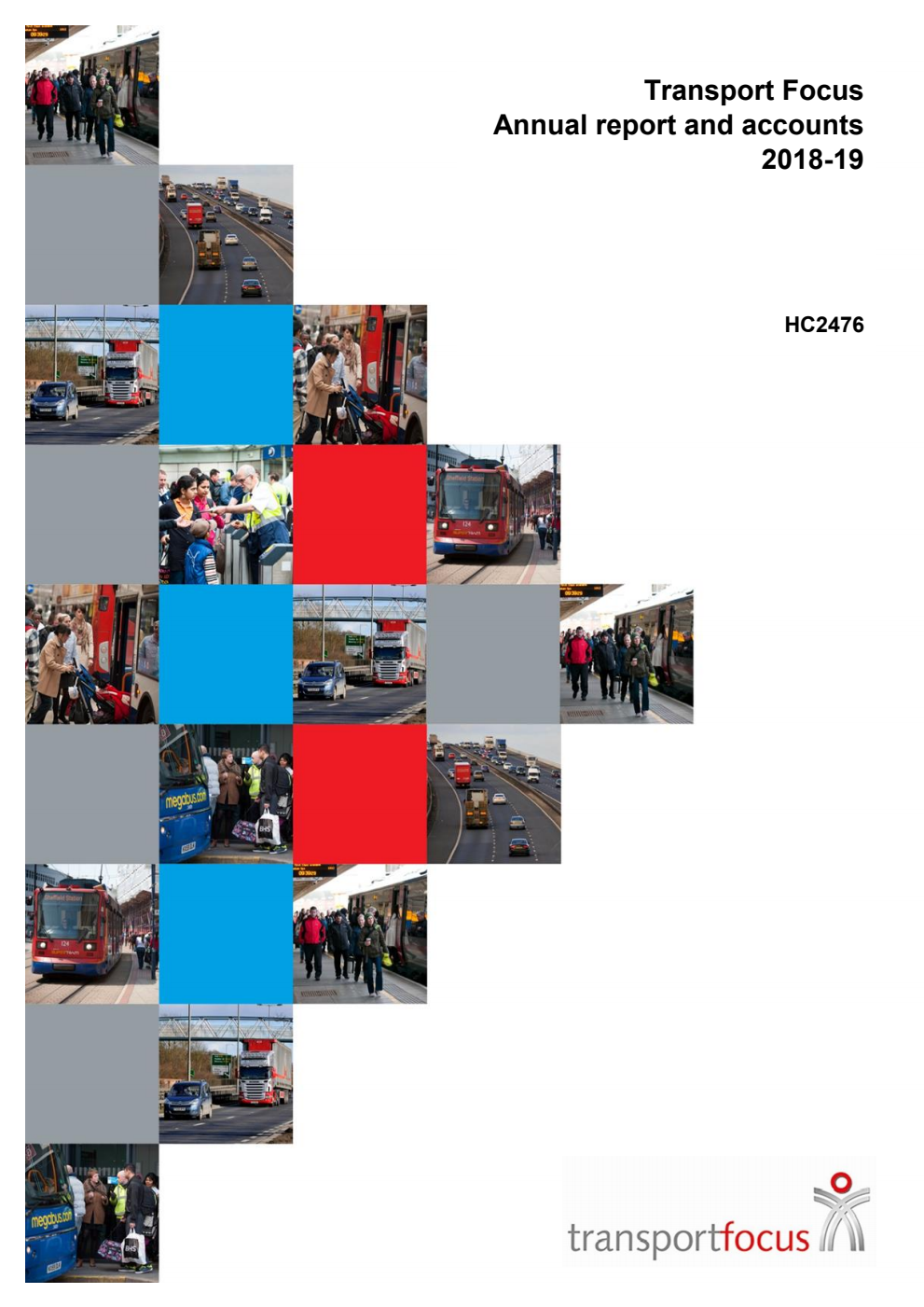 Transport Focus Annual report and accounts 2018-19