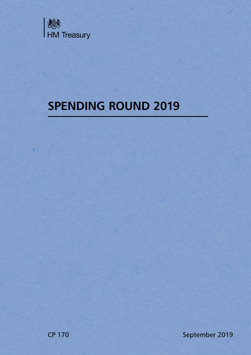 Spending Round 2019