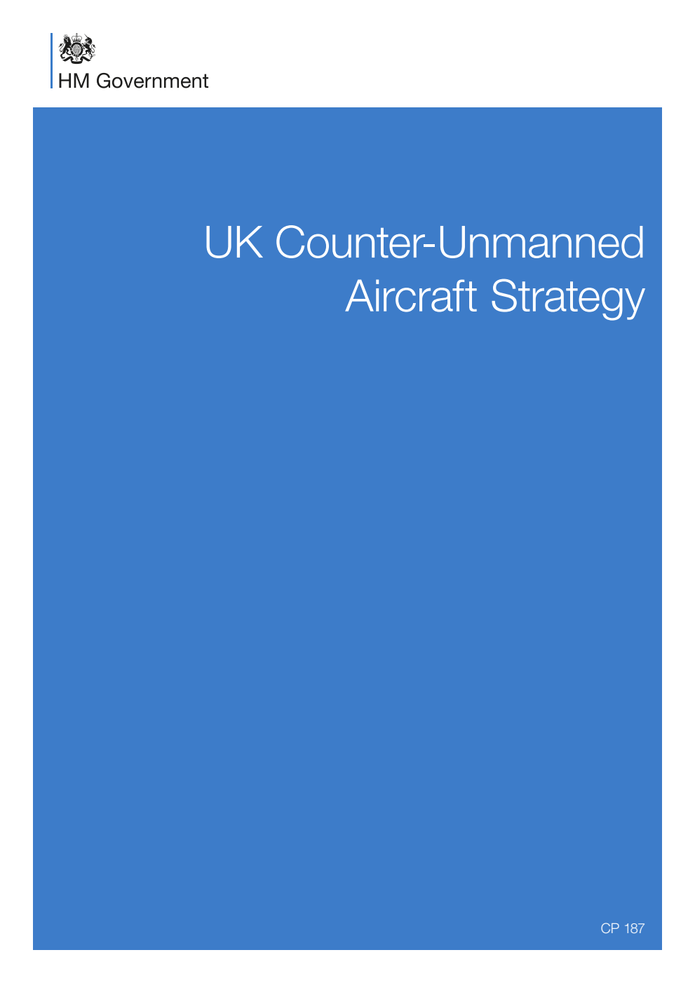 UK Counter-Unmanned Aircraft Strategy