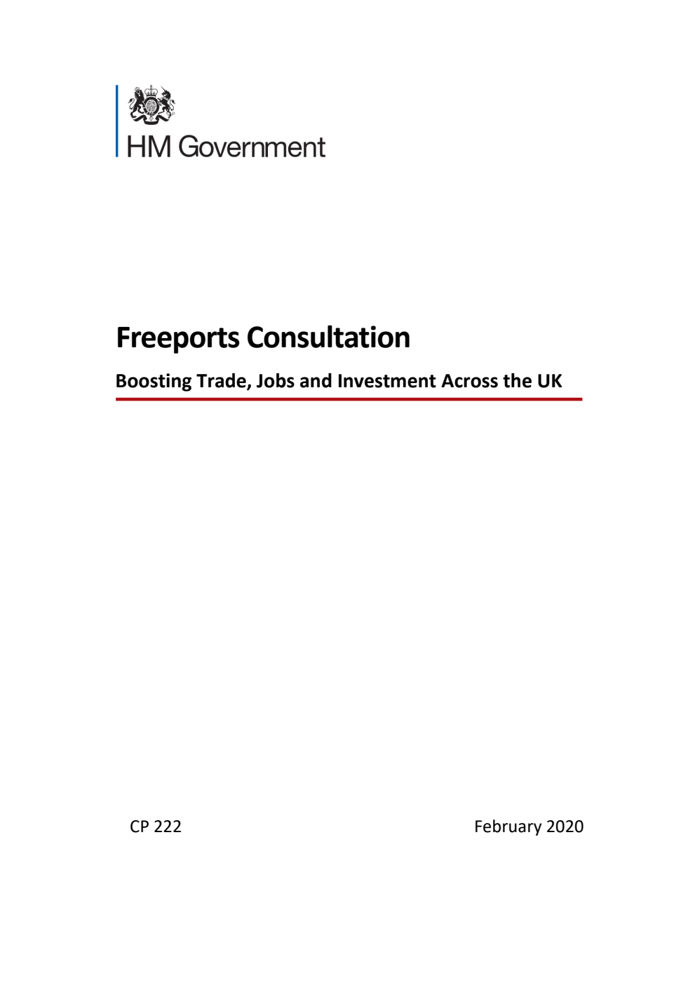 Freeports Consultation Boosting Trade, Jobs and Investment Across the UK