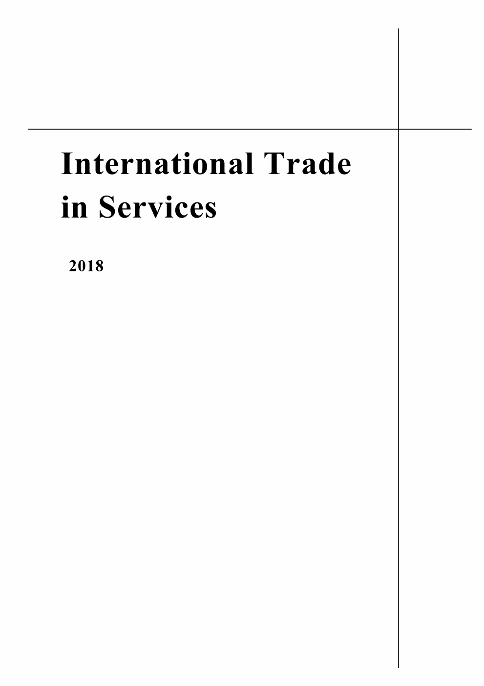 International Trade in Services 2018