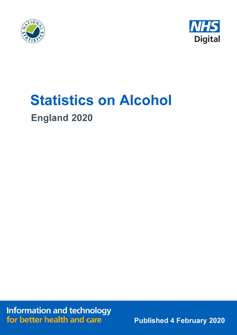 Statistics on Alcohol: England, 2020
