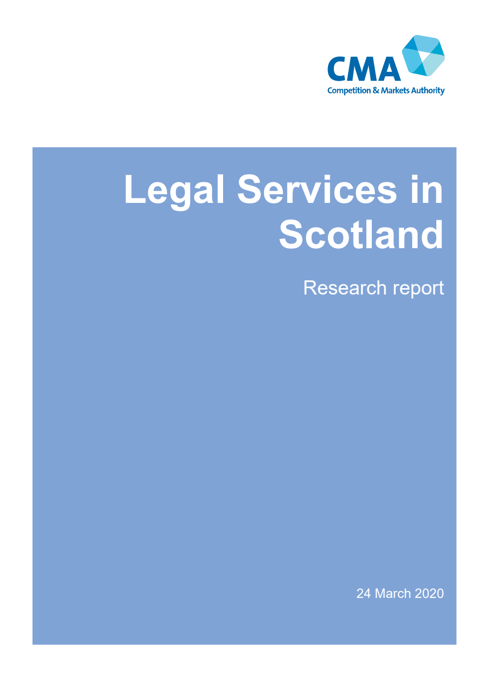Legal Services in Scotland. Research report