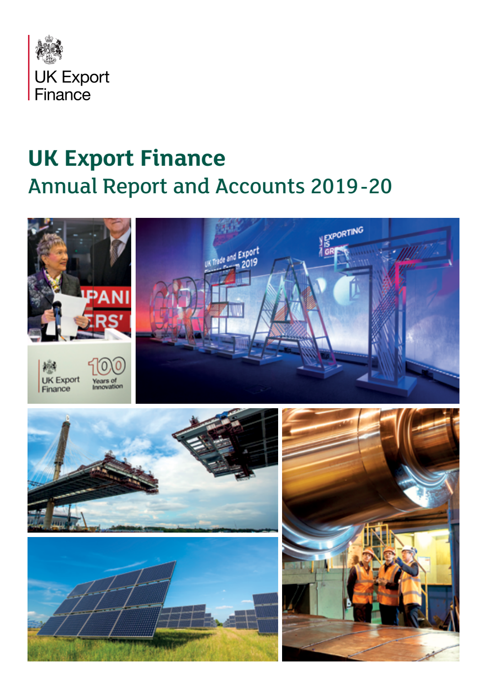 Export Credits Guarantee Department (UK Export Finance) Annual Report and Accounts 2019-20