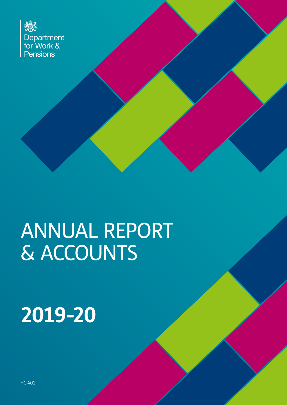 Department for Work and Pensions Annual Report and Accounts 2019-20 for the year ended 31 March 2020