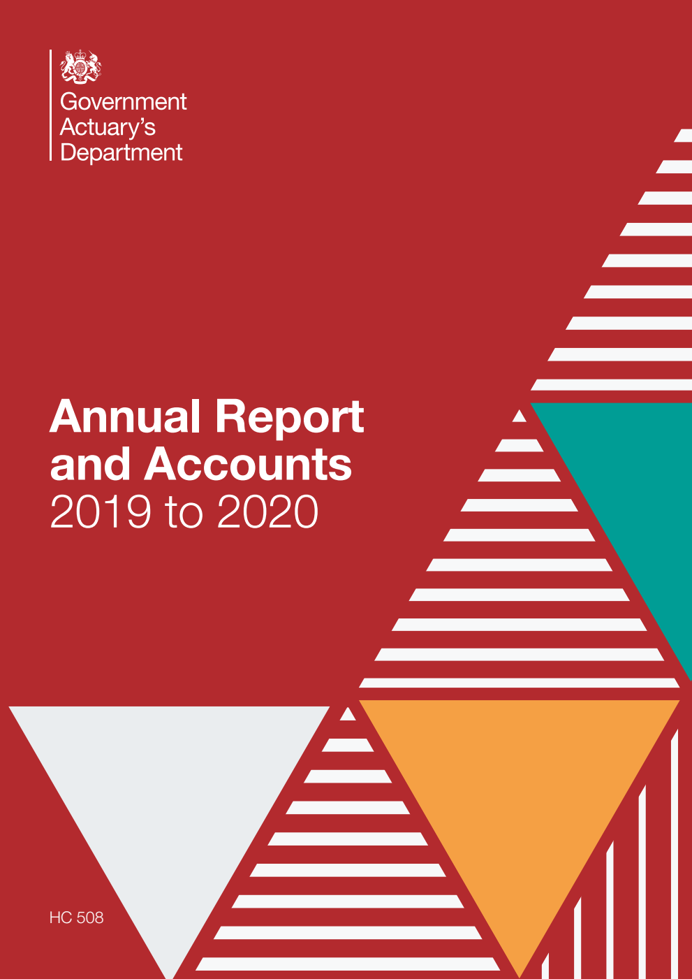Government Actuary’s Department Annual Report and Accounts 2019-20 (for the year ended 31 March 2020)