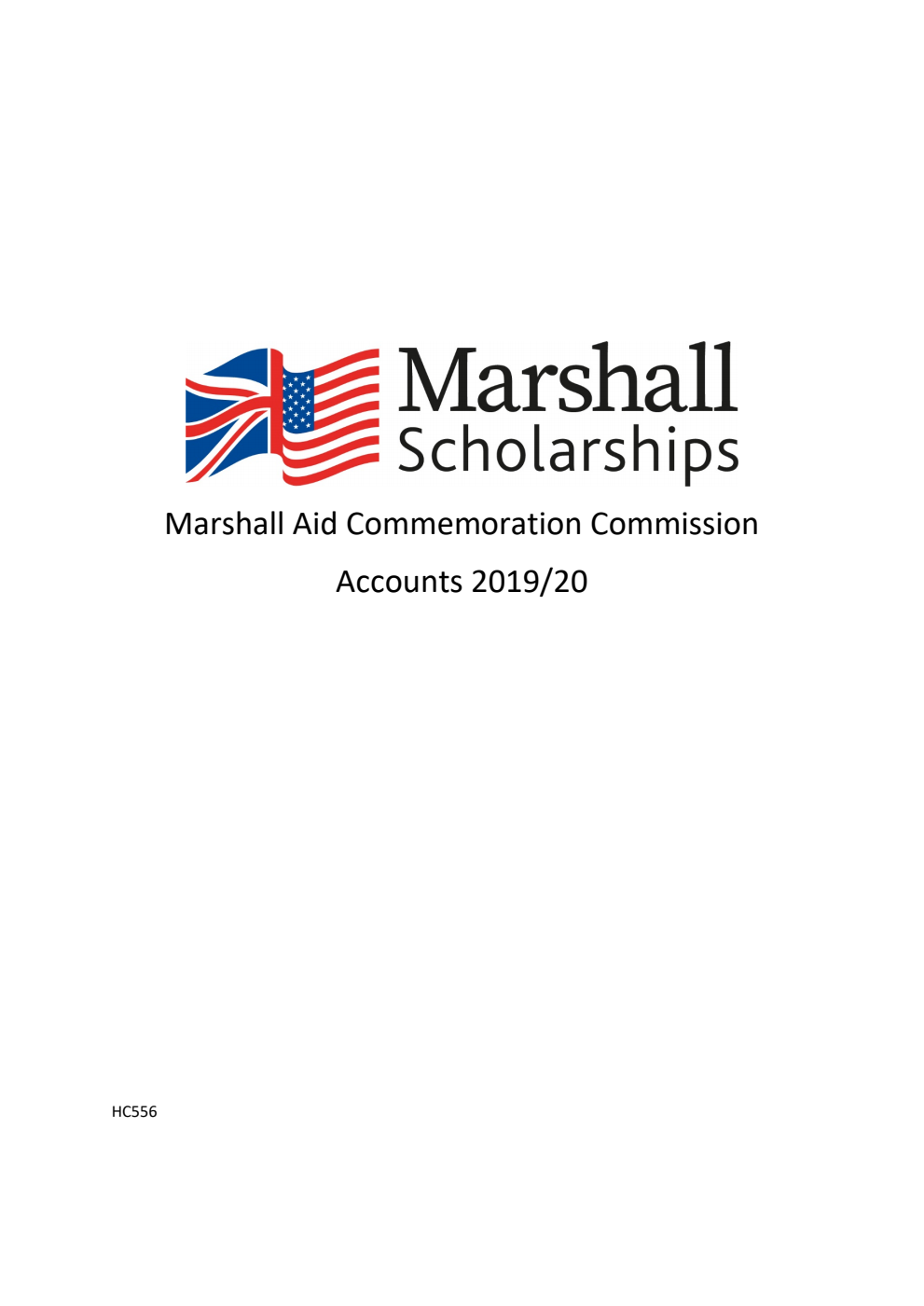 Marshall Aid Commemoration Commission Accounts 2019/20