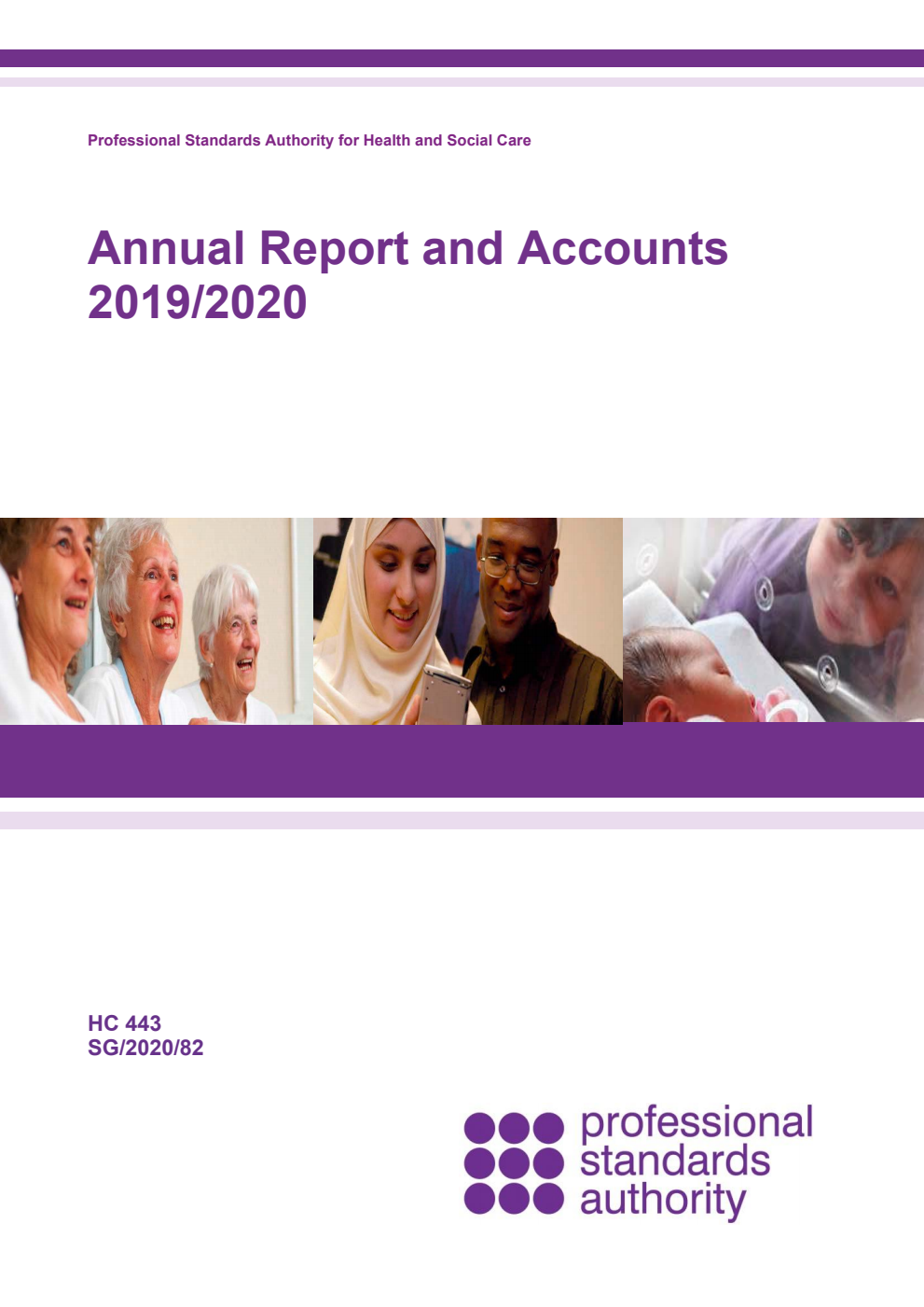 Professional Standards Authority for Health and Social Care Annual Report and Accounts 2019/2020
