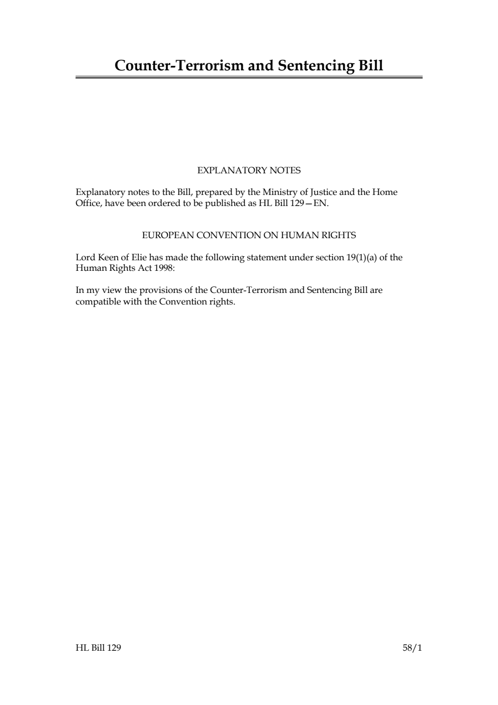 Counter-Terrorism and Sentencing Bill