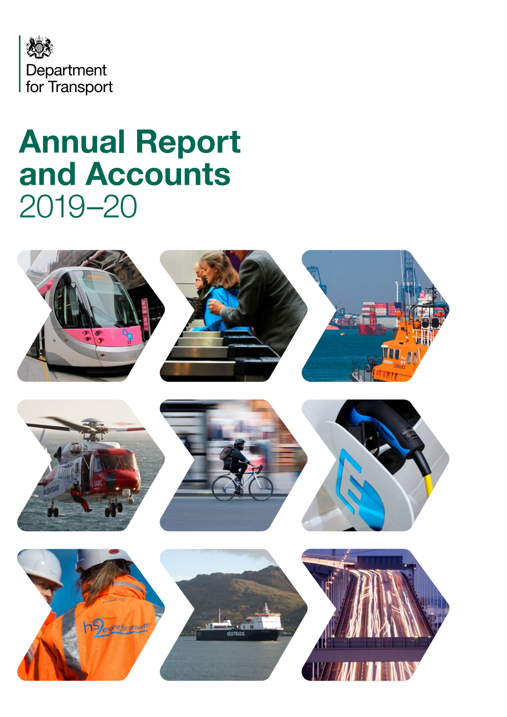 Department for Transport Annual Report and Accounts 2019-20 (for the year ended 31 March 2020)