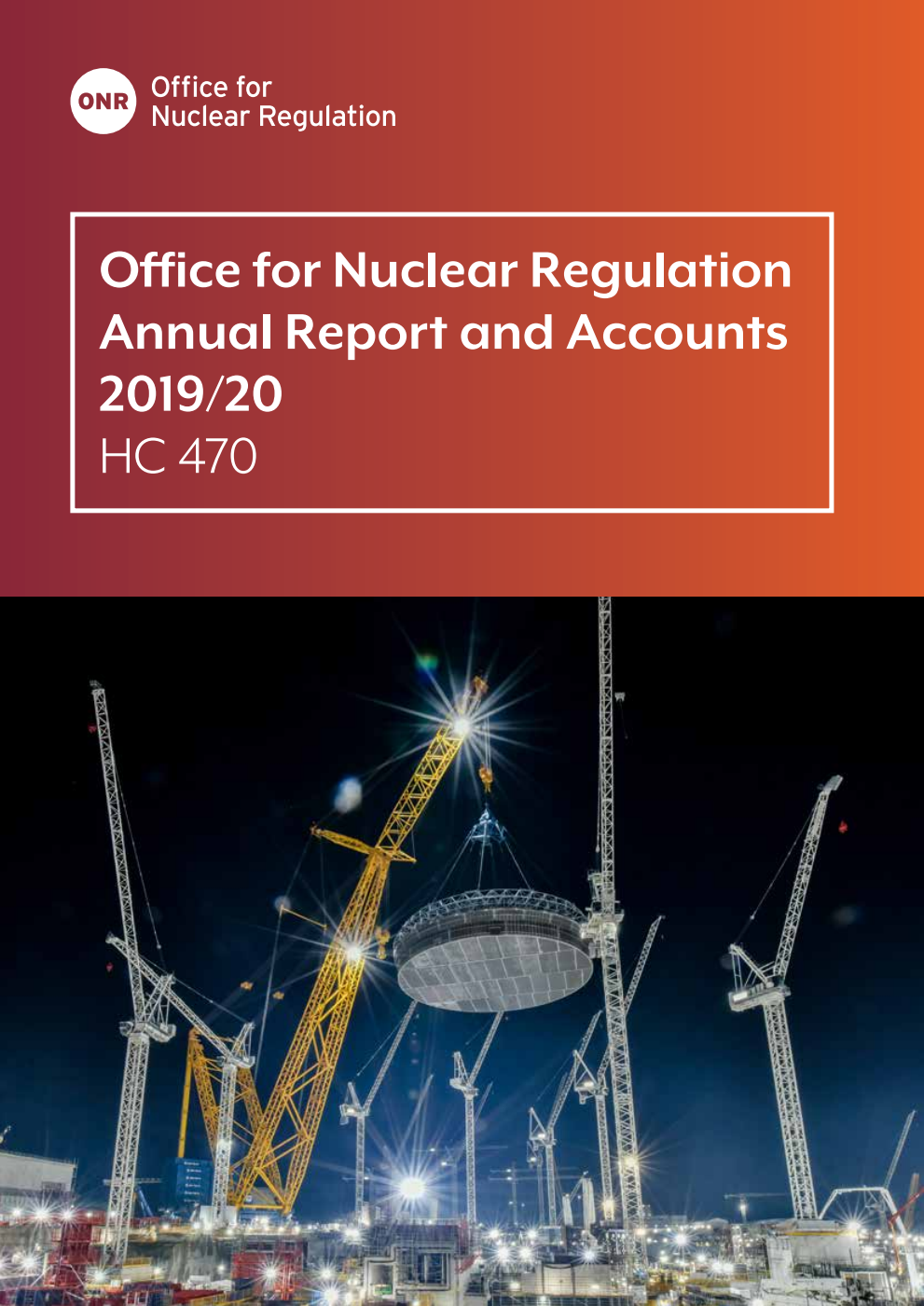 Office for Nuclear Regulation Annual Report and Accounts 2019/20