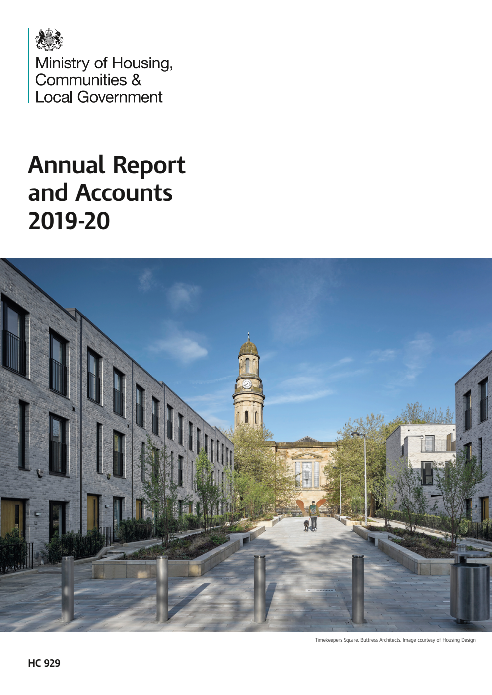 Ministry of Housing, Communities and Local Government Annual Report and Accounts 2019-20 (for the year ended 31 March 2020)