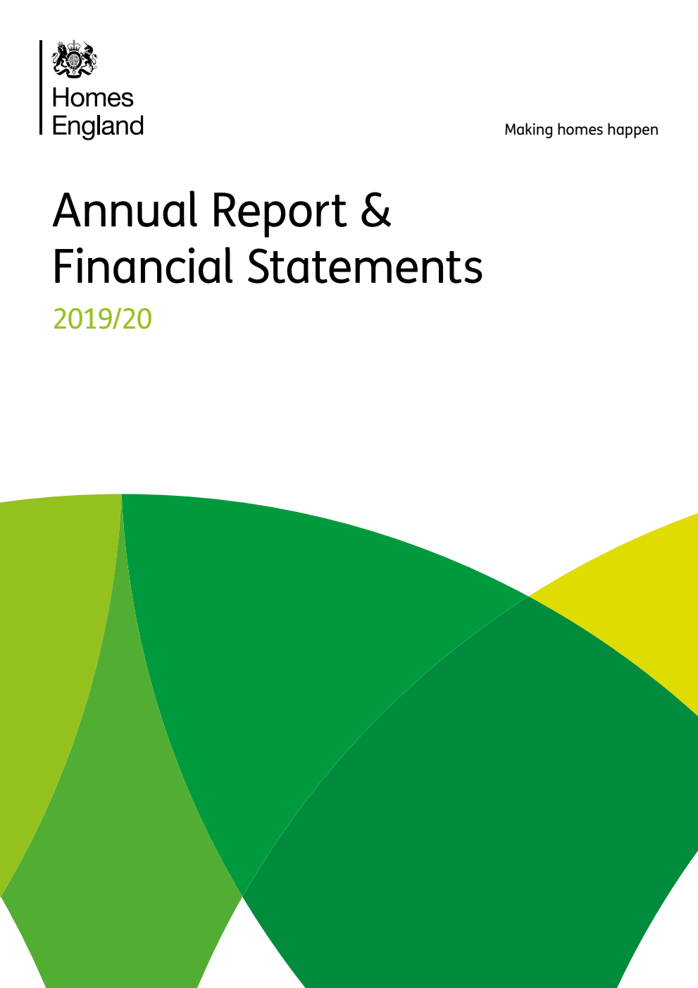 Homes England Annual Report & Financial Statements 2019/20