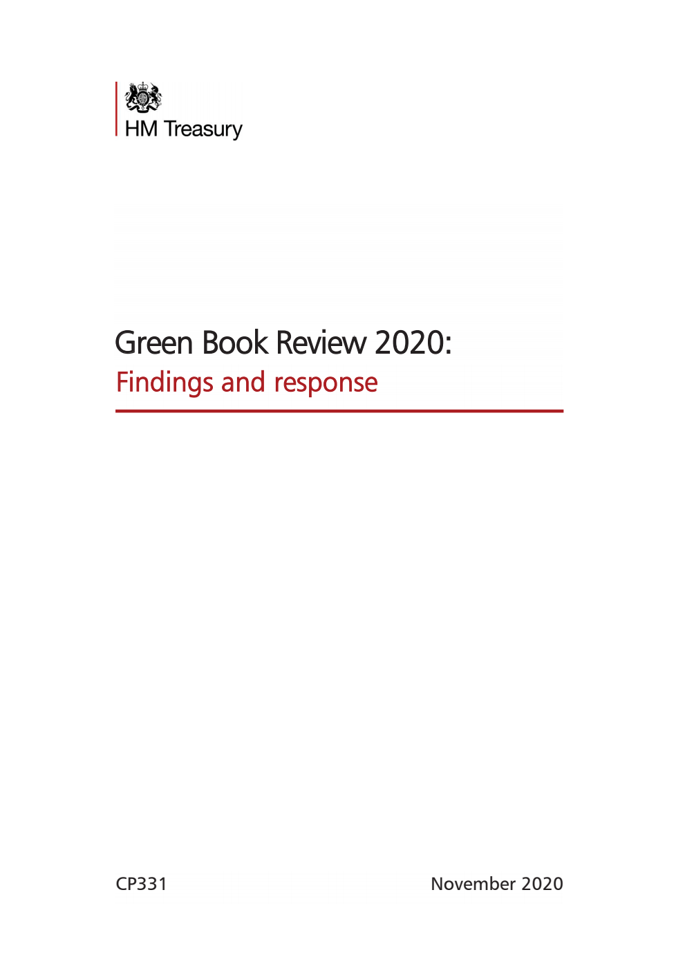 Green Book Review 2020: Findings and response