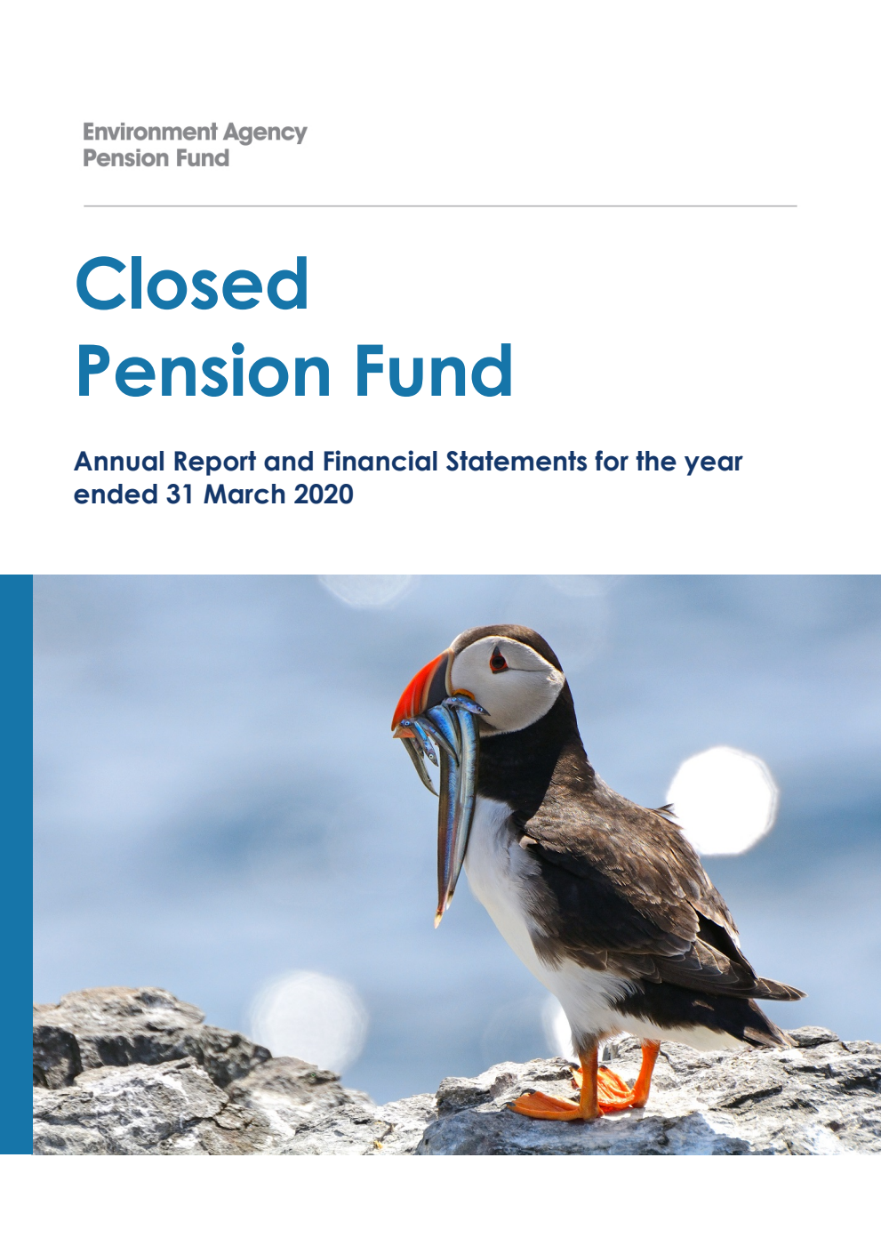 Environment Agency Closed Pension Fund Annual Report and Financial Statements for the year ending 31 March 2020