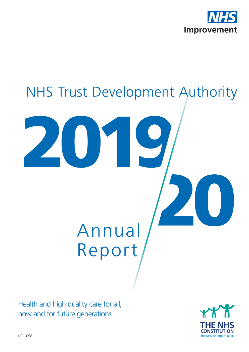 NHS Trust Development Authority Annual report and accounts 2019/20