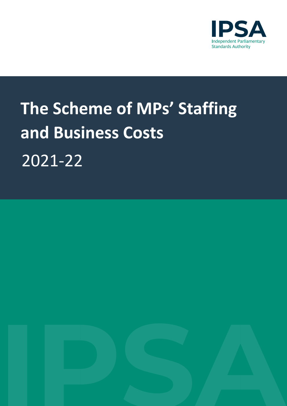 The Scheme of MPs’ Staffing and Business Costs 2021-22