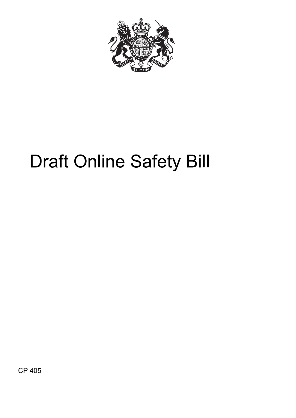Draft Online Safety Bill