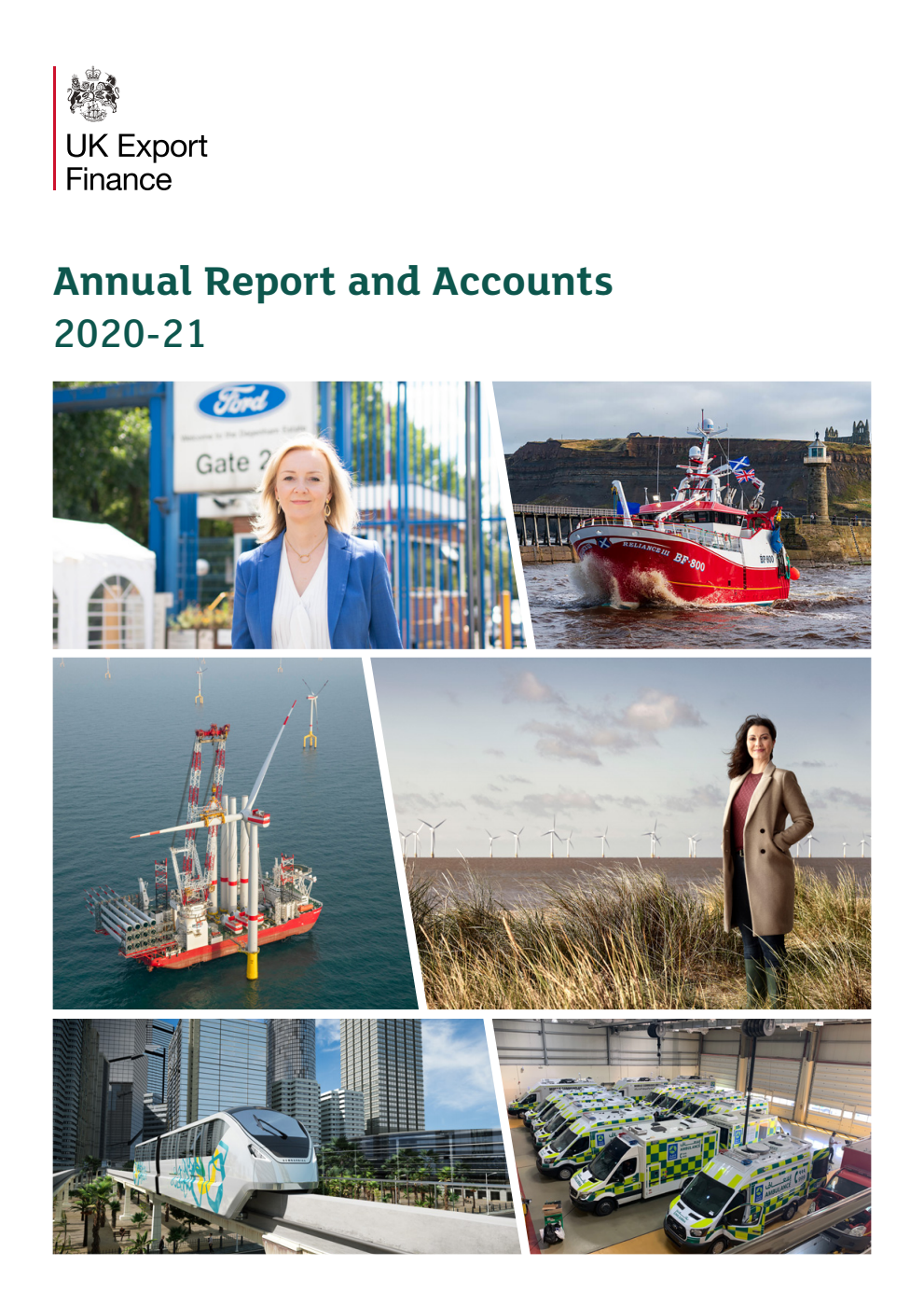 Export Credits Guarantee Department (UK Export Finance) Annual Report and Accounts 2020-21