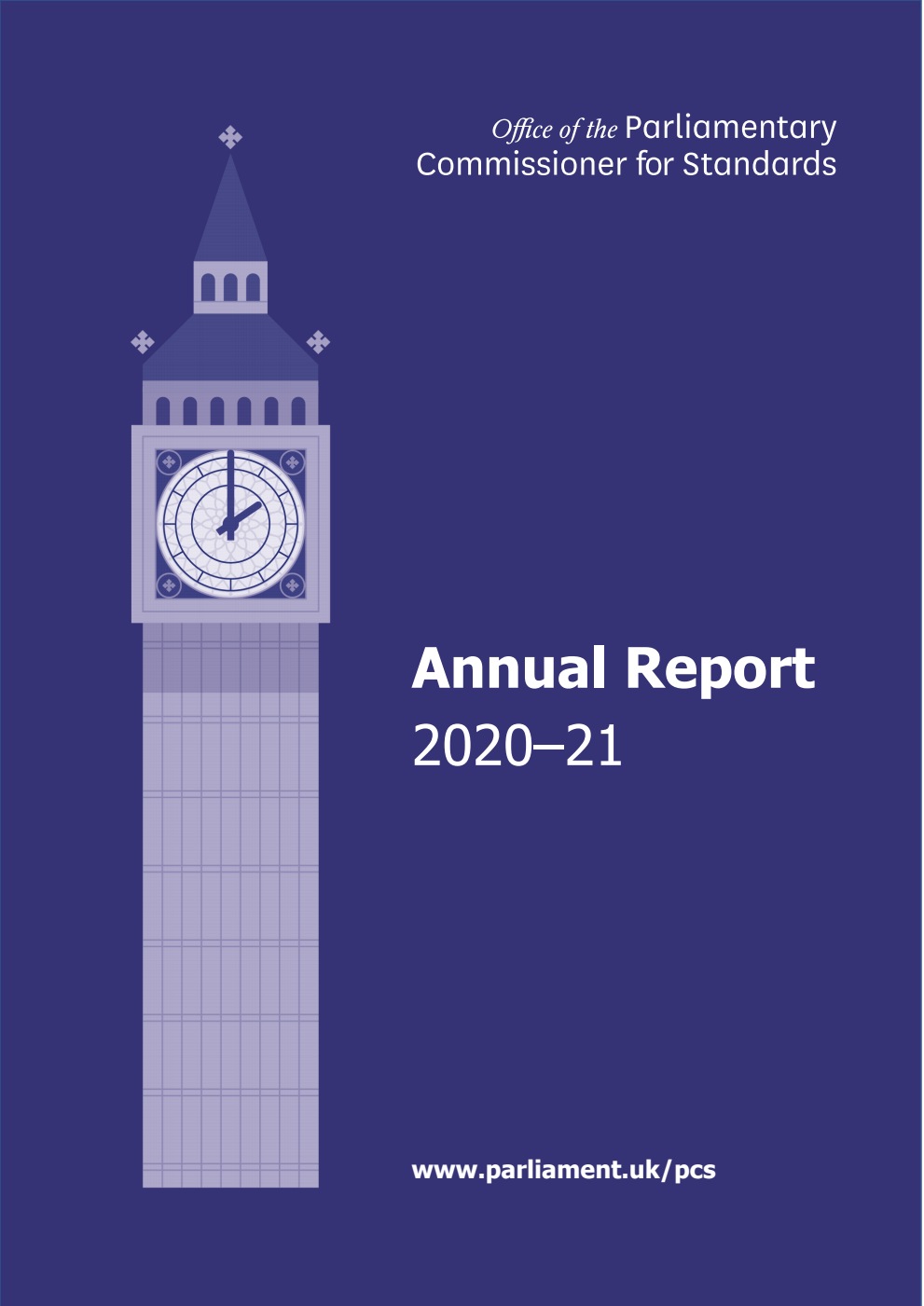 The Parliamentary Commissioner for Standards Annual Report 2020-21