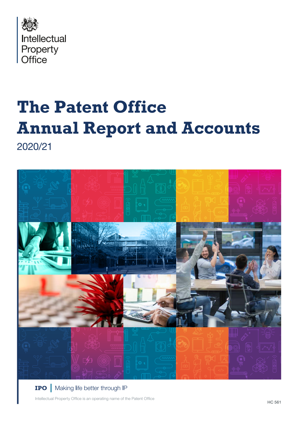 The Patent Office Annual Report and Accounts 2020/21