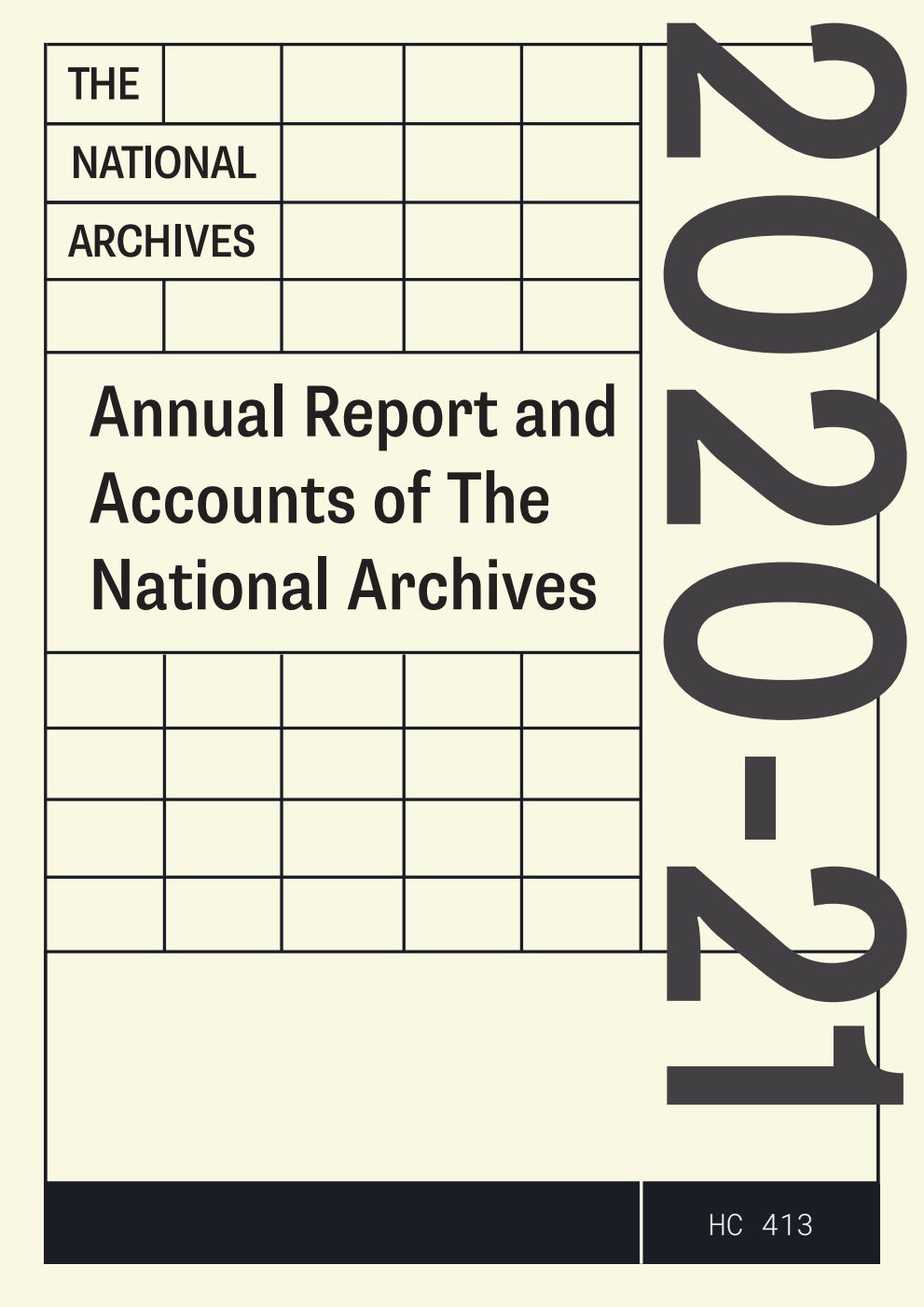 The National Archives Annual Report and Accounts 2020-21