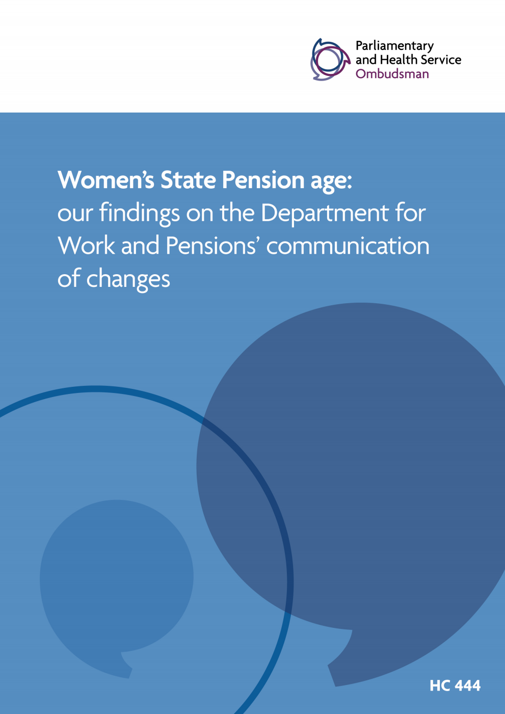 Women’s State Pension age: our findings on the Department for Work and Pensions’ communication of changes