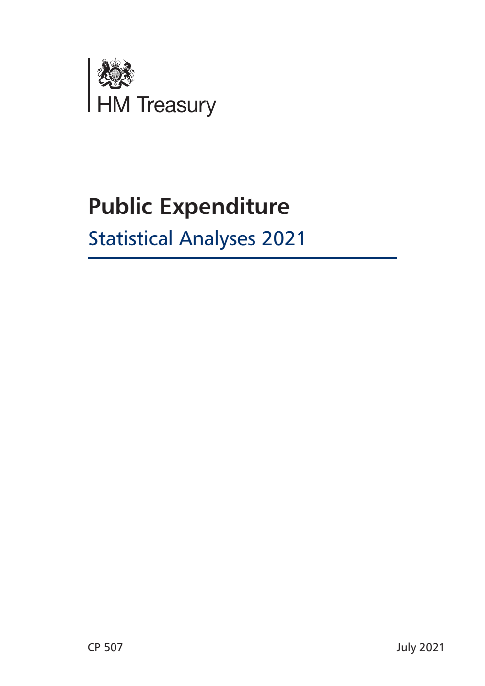 Public Expenditure Statistical Analyses 2021