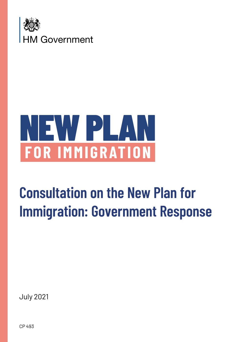 Consultation on the New Plan for Immigration: Government Response