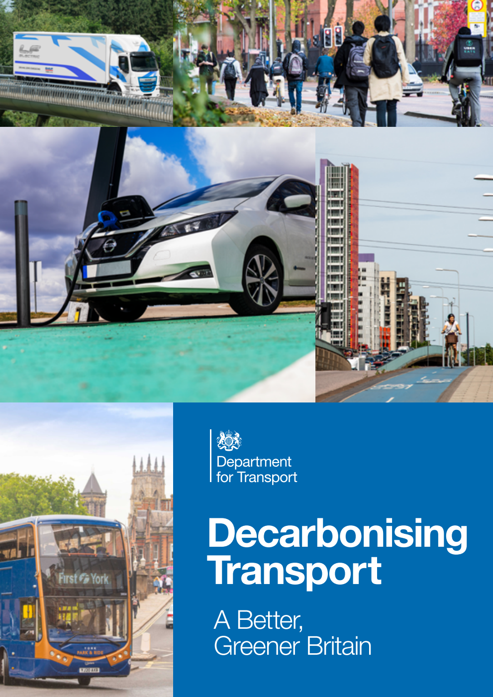 Decarbonising Transport. A Better, Greener Britain. Updated version, 29 July 2021