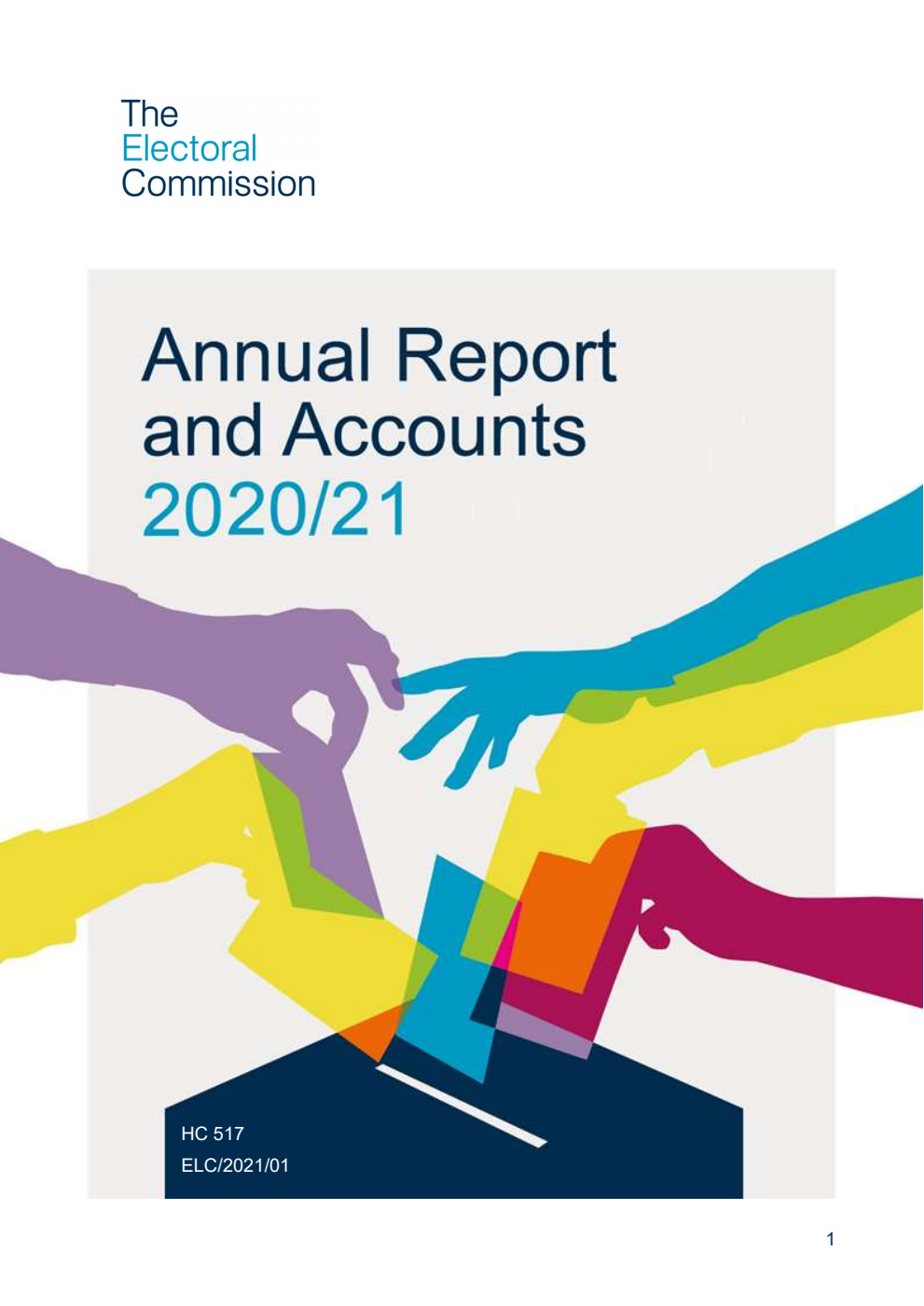 The Electoral Commission Annual Report and Accounts 2020-21