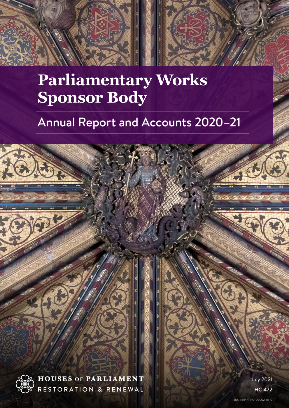 Parliamentary Works Sponsor Body Annual Report and Accounts 2020–21